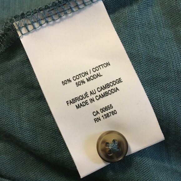 NWT Cadet Blue Polo Muscle Sleeve Cotton Tee - Picture 8 of 13